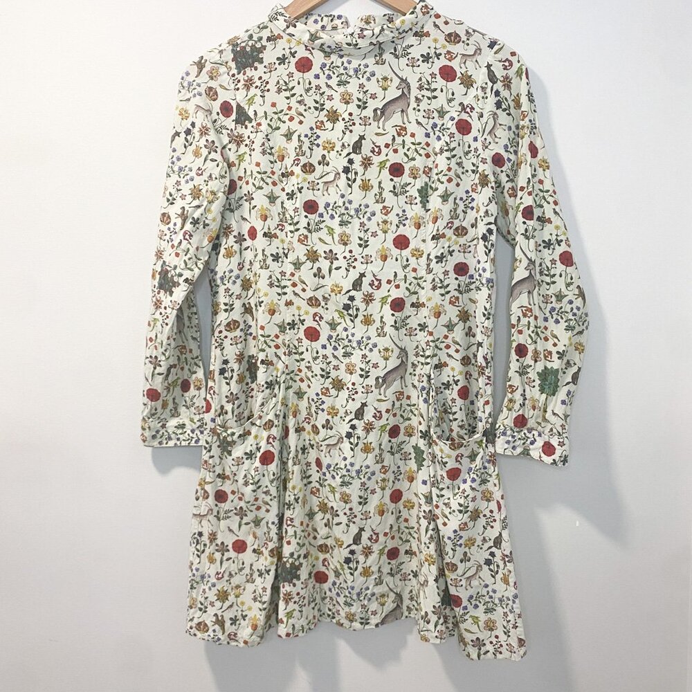 Samantha Pleet passion dress in ivory illuminated print - Picture 2 of 15